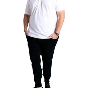 Good Counsel Malone Straight Leg Stretch Jeans Black Big & Tall 54x28 NWT